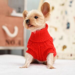 Dog Turtlenecks – Knitted Dog Sweaters