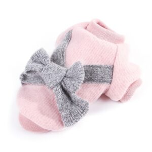 Cute Dog Sweaters – Soft Cotton Dog Jumpers with Bow Tie