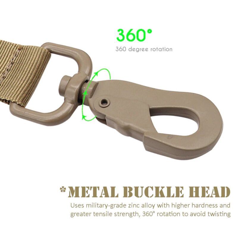 Metal buckle head of the leash