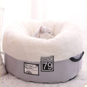Semi-Enclosed Portable Cat Nest