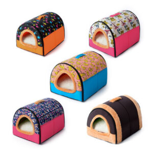 Colourful and Playful Pet Cave Beds